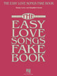 The Easy Love Songs Fake Book piano sheet music cover